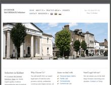 Tablet Screenshot of eoconnorsolicitors.ie